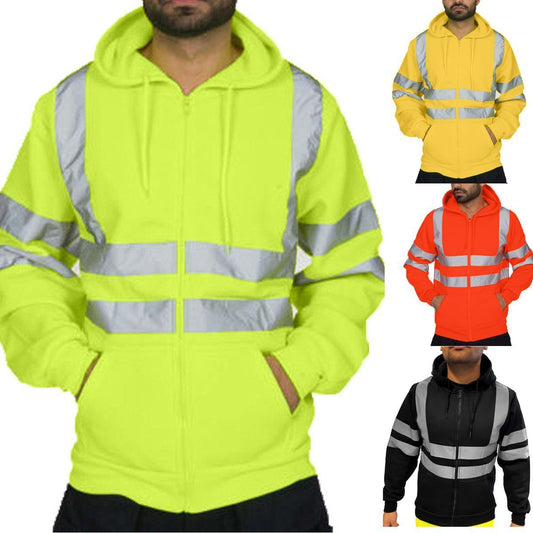 Arbeitsjacke mit Warnschutz